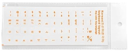 Koreanische Tastaturaufkleber Englisch Ersatzaufkleber mit klarem Hintergrund Schriftzug für Laptop Desktop Tastaturen koreanische Tastaturaufkleber für transparenten Hintergrund