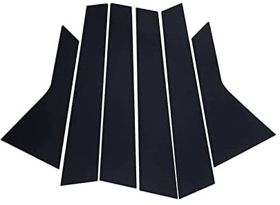KRYSA 6 Pcs Car Window Pillar Posts Door Trims Cover Glossy Black Sticker Fit For Nissan Qashqai J10 2008-2013 Exterior Accessories Window Pillar Posts