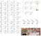 Ainiv 3-Packs 60 Hooks Indoor Mini Light Clips with Adhesive Strips, Damage Free Hanging Christmas String Light Hooks, Clear Wall Clips for Hanging Lights Xmas Decor and Cables, 60 Clips and 60 Strips