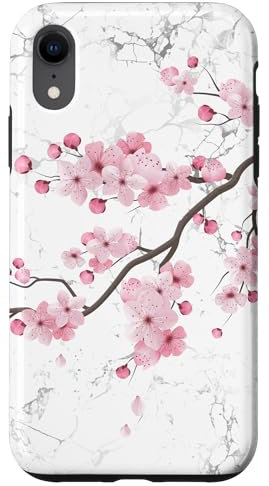 Sakura Florist Pink Flower Japan Gift Floral Cherry Blossom Case for iPhone XR