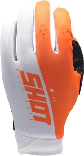 SHOT RACE GEAR Lite Neon Handschuhe Orange 13