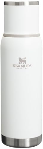 STANLEY Adventure to Go Isolierter Reisebecher – 1,1 QT – auslaufsichere Edelstahl-Isolierflasche mit isoliertem Becherdeckel und spritzwasserfreiem Verschluss, 10-10819-039