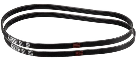 QUARKZMAN 2 Stück 280J6 PJ Keilrippenriemen 6 Rippen 28(711,2mm) Länge x 0,55(14,04mm) Breite x 0,14(3,115mm) Höhe EPDM Poly V Riemen Keilriemen Flachriemen Antriebsriemen Für Rasenmäher