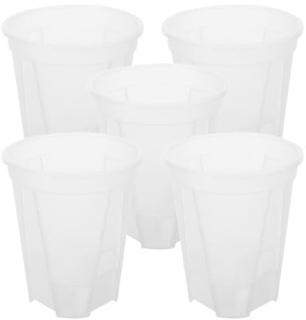 Yardwe 5 Stücke Selbst-bewässerung Blumentopf Blumentopf Faul Indoor Pflanze Bewässerung Gerät Automatische Pflanzer Kunststoff Bonsai