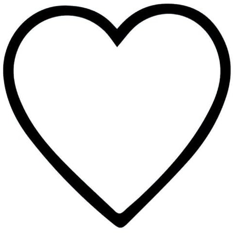 Fake Tattoo Herz – Temporalis® | Temporäre Tattoos für Erwachsene – EU-zertifizierte Kosmetik, vegan & wasserfest – Hält 1 bis 2 Wochen [ Minimalistisches Herz ]