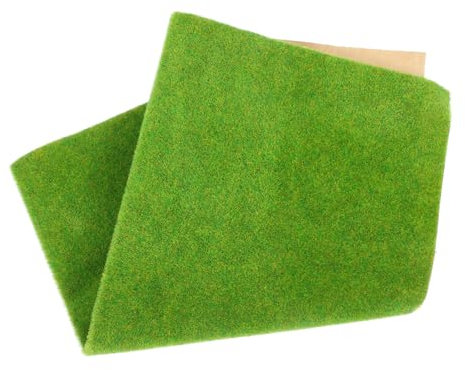 FUNOMOCYA Kunstrasen Für Sandtisch Modell Dekoration Sandtischrasen Für Dioramen Und Miniaturlandschaften Zuschneidbar Für DIY Baumodelle Und Häuser