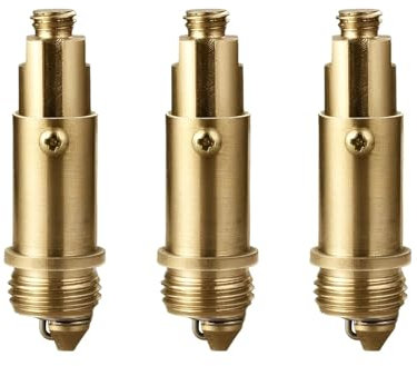 3 Piezas Perno Válvula de Desagüe, Válvula para Lavabo Clic Clac, Desagüe de Lavabo Tornillo de Tapón, Fregaderos Pop Up Válvulas de Latón para Baños, Bañeras y Tapones de Desagüe del Fregadero