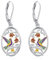 Eusense Kolibri Ohrringe 925 Sterling Silber Tropfen Ohrringe Vogel Ohrringe Schmuck Geschenk für Frauen Mädchen