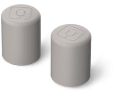 BrüMate Magnetic Straw Caps | Silicone Straw Topper 2-pack | Dust & Dirt Resistant | Compatible with All Era and Resa Tumblers (Mocha)