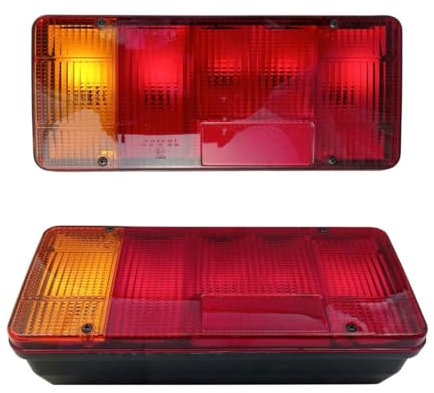 Links Rückleuchten Rücklicht Heckleuchten Glühbirne Hallo für Daily Tipper,EuroCargo, Fiat Ducato, Peugeot Boxer,Peugeot J5,Master Mascot, Citroen Jumper,Citroen Jumpy LKW E-MARK mit kabel