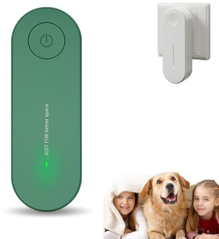 Claru Ionic Air Purifier Plug in Uk, Claru Air Purifier, Ultra Quiet, Clairu Lonic Airs Purifier, Ionic Purifier No Filter, Clairu is a Revolutionary (Green)