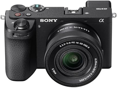 Sony Alpha ILCE-6700K (Previously ILCE-6700L) with Upgraded SEL16-50 (Ver 2) Power Zoom Lens | APS-C Interchangeable-Lens Mirrorless Camera |26.0 MP 4K 60p Recording - Black
