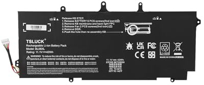 TSLUCK 42Wh BL06XL Laptop Batterie für HP EliteBook Folio 1040 G1 G2 722297-005 722236-271 722236-1C1 722297-001 722236-2C1 722236-171 BL06042XL BL06042XL-PL HSTNN-DB5D HSTNN-IB5D HSTNN-W02C