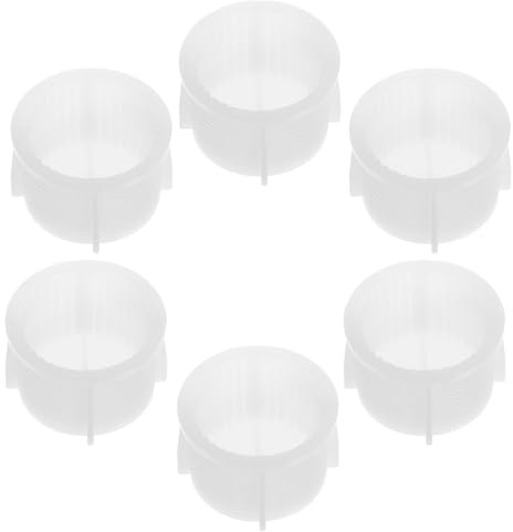 ARTSEWPLY Lot de 6 Filtres à Tamis pour Machine à Laver, Filtre D'entrée 2 Cm, Crépine D'arrivée D'eau Blanche, Écran Anti-sédiments pour Tuyau, Pièces de Réparation Lave-linge, Filtration