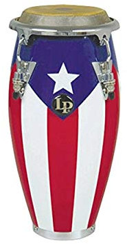 LP Latin Percussion LP817910 Puerto Rican Flag Wood Conga