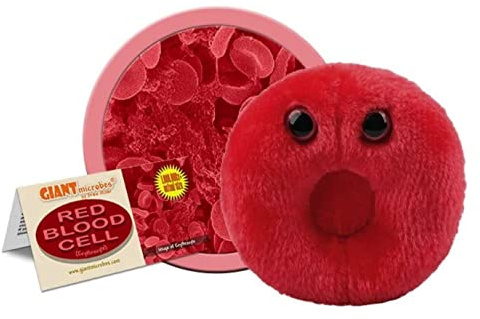 GIANTmicrobes Plüschtier, rote Blutkörperchen