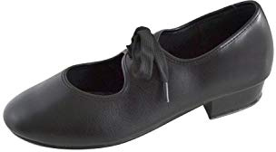 Roch Valley Low Heel PU Tap Shoes 8 Black