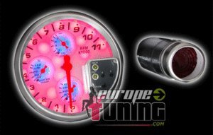 Multi Drehzahlmesser + Öldruck + Wasser Öltemperatur Shift Light 5 Zoll