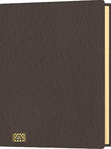 Konferenz- und Ordnungsmappe mit Gummizug, Maße (BxH): 245 x 345 mm, bis DIN A4, 20 Fächer, braun