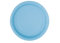 Unique Party - Platos de Papel - 17.1 cm - Azul Claro - Paquete de 20 (30898)