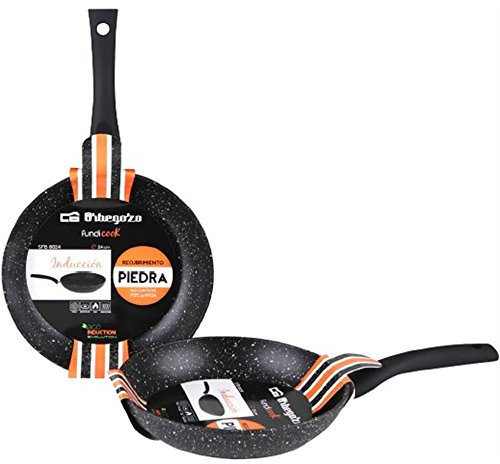 Orbegozo SFB 8032 - Sartén de Aluminio Forjado, Superficie Antiadherente,Libre de PFOA, 1 litro, Negro, diámetro 32 cm
