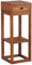 FineBuy Möbel zum Wohlfühlen Massiver Beistelltisch PATAN Holz Massiv 90 x 35 x 35 cm, Telefontisch mit Schublade für Flur Anrichte, Moderne Konsole mit Ablage
