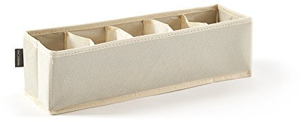 Perfetto Più Easybox Organizer Cassetto Tnt 5 Posti, Tessuto, Ecru, 12.0x40.0x11.0 Cm