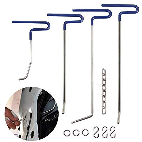 Mookis Dellen Reparaturset Auto 9PCS Werkzeuge Paintless Body Repair Kit, Ausbeulen und Reparatur Hagel