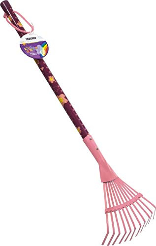 Stocker Rastrello cm. 78 Rosa-Giardinaggio Piccoli Attrezzi, Multicolore, Unica