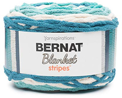 Bernat Blanket Stripes - 300G-Teal Deal