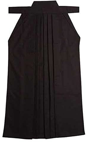 YORYU Hakama Aikido/Kendo Polycotton (TG. 26-170/175, Negro) para Adultos Unisex, Negro