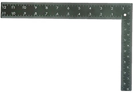 Sharplace Universal 90-Winkel Lineal L Schneiderlineal Anschlagwinkel für Patchwork, Quilt, schneidern, Basteln