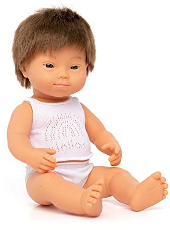 Miniland europäischer Junge 38cm mit Down Syndrom, 31170