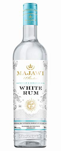MAJAWI White Rum I Weißer Rum aus Mauritius und Jamaika, vollendet in Wilthen I Geschmack aus 3 Welten I 38% vol. I 0,7 l
