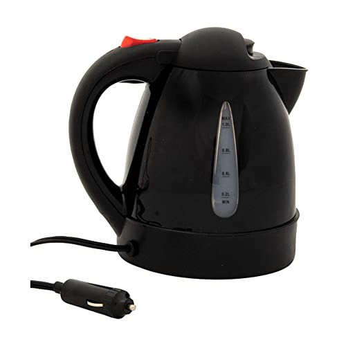 Quest 1L 12V Kettle, Black, One Size