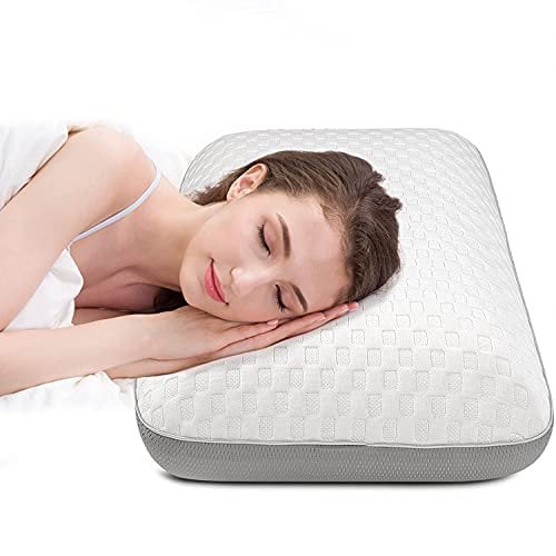 Fityou Memory Foam Kissen, nackenstütz Kissen, Ergonomisches Schlafkissen, Kühl Kissen, doppelseitiges Design, waschbarer Kissenbezug(67.5x40x13cm)