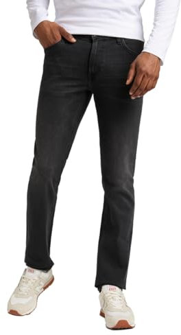 Lee Mens Daren Zip Fly Jeans, Asphalt Rocker, 33W / 30L UK