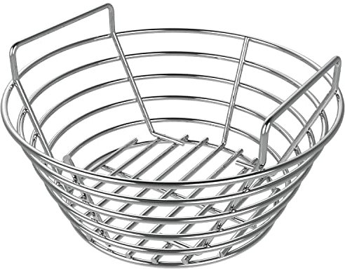 Stainless Steel Charcoal Ash Basket for Small Big Green Egg Grill, Kamado Joe Classic, Small