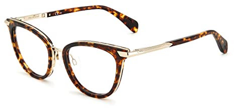 Rag&Bone Rnb3051/g 086/19 HAVANA Eyewear Women's Metal, Standard, 51
