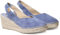 Espadrille compensée Femme en Daim - Betty-A - Indigo, 36 EU