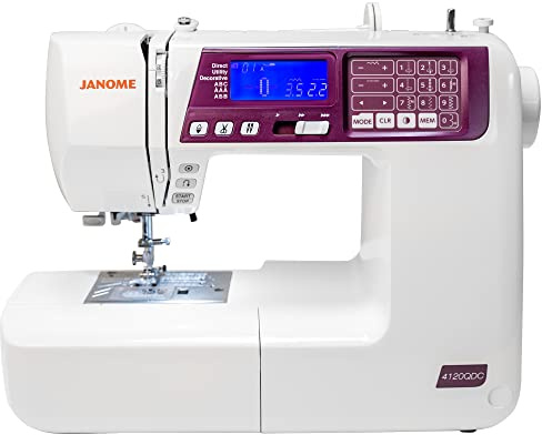 Janome 4120QDC-G Machine à coudre et à coudre contrôlée par ordinateur avec ensemble de couette bonus