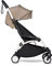BABYZEN YOYO2 Kinderwagen (Kinderwagengestell White und 6+ Textile Set Taupe) - Inklusive Gurt, Rückenlehne, Verdeckbügel, Schultergurt, Aufbewahrungstasche, Sitzpolster und farbgleichem Verdeck
