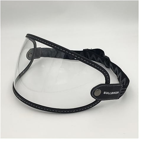 MAUWEY Anti Fog Motorrad Helm Visier Für Biltwell für Gringo für Bell für Ruby Helme Schutzbrillen Retro Motorradhelme Bubble Shield Lens Windshield Sunglasses Zubehör (Color : 2)