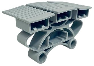 Generisch 10er Set Kappen zur Befestigung von Leisten im Lattenrost (150_26x25x8 (Tripple))
