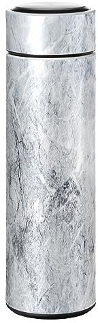 KAAVIYO Weißer Abstrakter Marmor Wasserflasche Wasserkanne Edelstahl Isolierte Isolierflasche Auslaufsicher