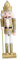 Generic Schiaccianoci di Natale Schiaccianoci in legno Schiaccianoci Soldato Figura Decor, Figure di Schiaccianoci di Natale per la casa, oro