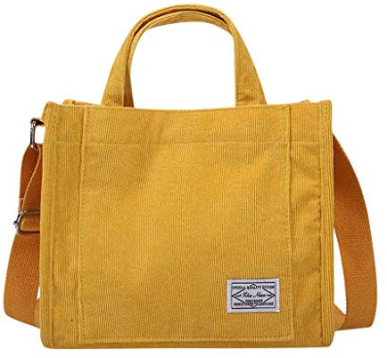 Damen Umhängetaschen Klein Umhängetasche Damenfashion-Handtasche Cudroy Japan 1900 Taschen (Yellow, One Size)