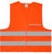 Brandschutzhelfer Warnweste BZW. Signalweste mit reflektierendem Aufdruck - Größe L/XL, Orange