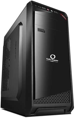 PC Computadora de Escritorio Fija Intel i5 - Windows 11 Pro - HDMI y VGA - Inalámbrica - Lector de Grabadora de CD DVD - Office Internet Escuela (Tower, RAM 16GB - SSD 480GB)