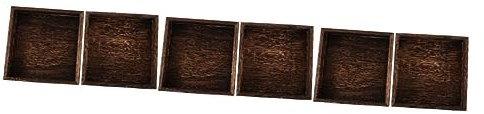 Garneck 6 Pcs Palette En Bois Massif Vieilli Boucle D'Oreille Plaque D'Affichage Porte- De Toilette Décor Vintage Décor Rétro Bonbons Noix Plateau Vintage Bracelet Vintage Bougie